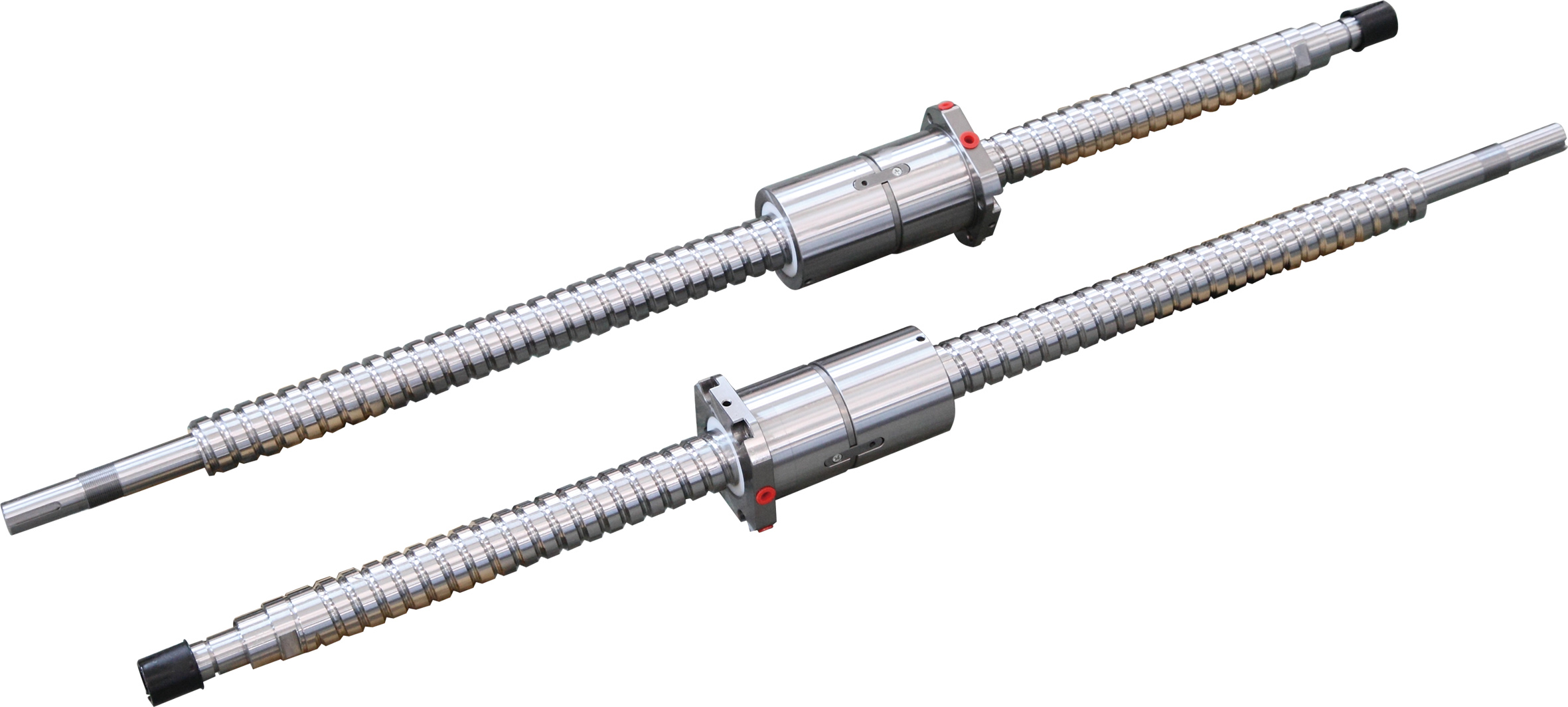 高剛性、高精度、高速度的進(jìn)口臺(tái)灣上銀或銀泰P級(jí)線性滑軌，C3精密滾珠絲桿，專用日本NSK/德國(guó)FAG絲桿軸承。