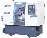 46 刀塔 帶動(dòng)力頭 帶Y軸 車銑復(fù)合機(jī)（ 45度斜床身 線軌機(jī)）CK6146D-Y