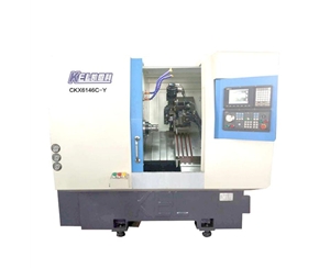 CKX6146C—Y∠45斜床身 (排刀型帶2個(gè)端銑3個(gè)鍘銑動(dòng)力頭）車銑復(fù)合數(shù)控車床—高配置